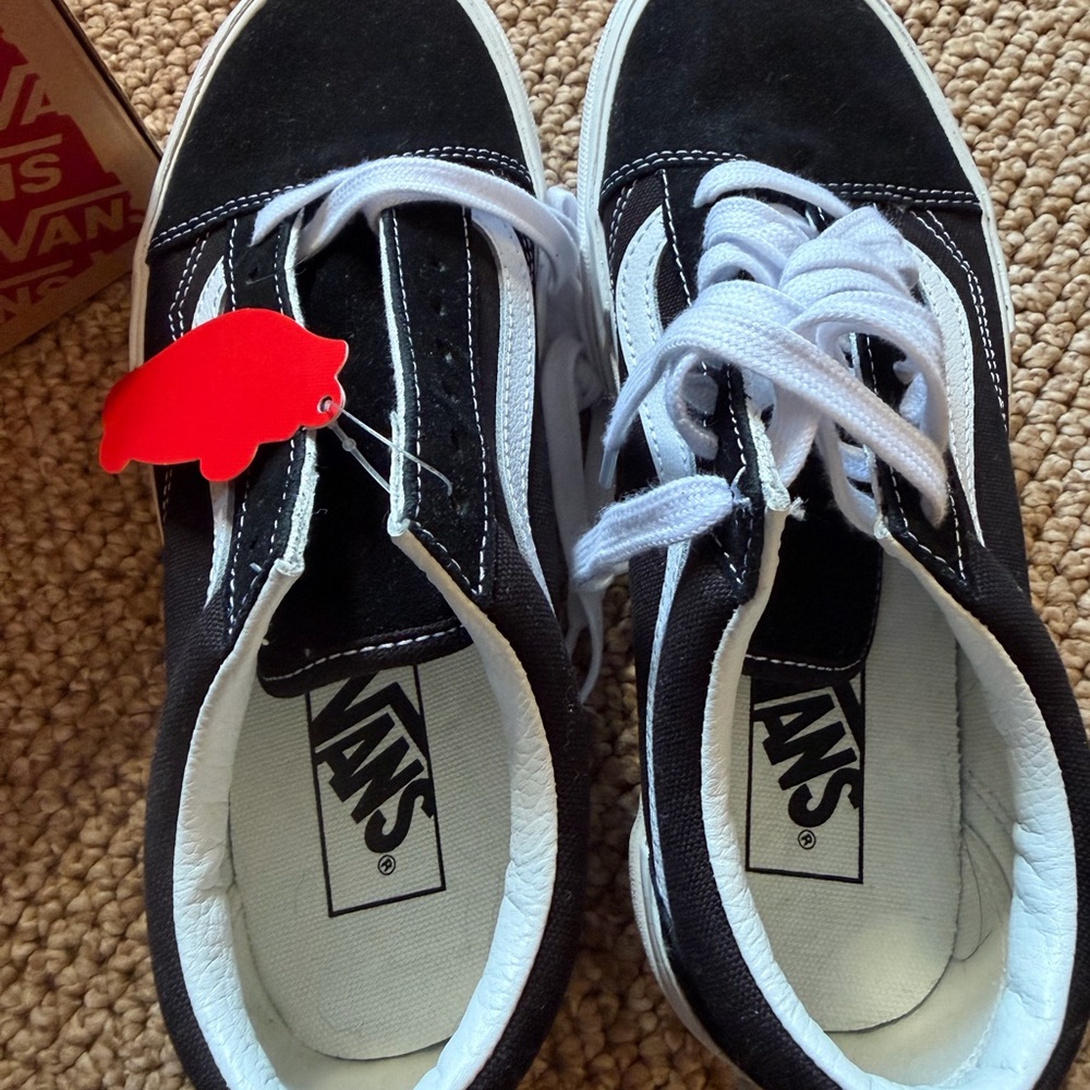 Vans Old Skool Stac Kids Sneakers - Black & White - Picture 5 of 9